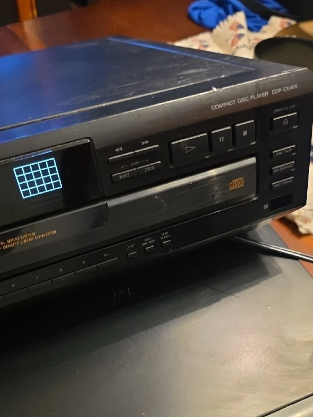 Sony Black 5-Disc CD Changer with Digital Display